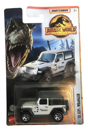 Matchbox Jurassic World Dominion 18 Jeep Wrangler Mattel