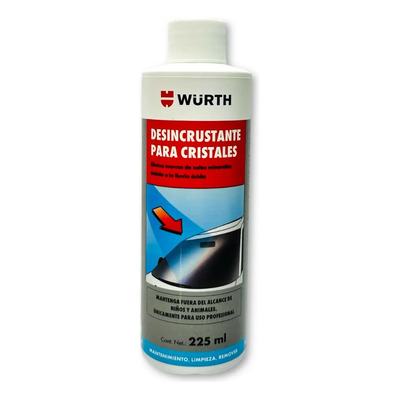 Desincrustante Para Cristales Parabrisas Lluvia Ácida Wurth | MercadoLibre
