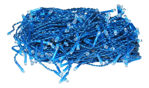 Serie Navideña Cascada Led Azul 300 Leds 6m Cas300