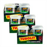 Tubolit Epóxi Verde 300g | Adesivo Para Superfícies Kit 3