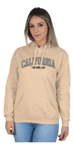 Moletom Feminino Blusa De Frio Casual Califórnia Los Angeles