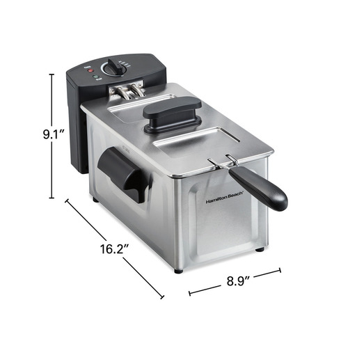 Freidora industrial Rivam Freidora Doble 10L plata