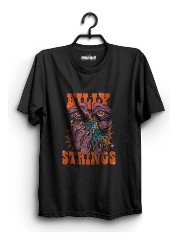 Camiseta Camisa 100% Algodão Billy Strings Guitarrista