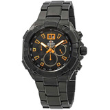 Reloj Hombre Orient Ftv00006b Cuarzo Pulso Negro Just Watche
