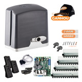 Kit Motor Do Portão Deslizante Ppa Dz Rio 500kg Jetflex Cor Cinza Frequência 60hz Tamanho Da Engrenagem Z18 127v/220v