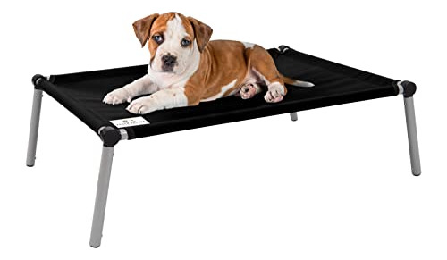 Poochsnooze Cama Elevada Para Perro Con Marco De Aluminio Li