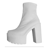 Bota Bratz Blanca Modelo 2727 .con Cierre 