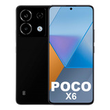 Poco X6 5g 256 Gb 12 Gb Ram Black - Lançamento 2024 + Fone