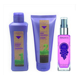  Shampoo Grapeology 300ml + Mask Uva 200ml + Grapeology 60ml