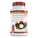 Healthy Superfoods Mangostan(mangosteen) Orgánico Premium 100 Capsulas 500mg Sabor Natural
