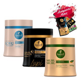 Kit Haskell Masc Cavalo Forte Bendito Loiro Murumuru 500g