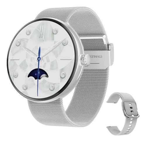 Reloj Smartwatch Amoled  Mini Plateado Mejor Que Dt2 Dt3 Dt4