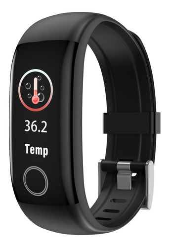 Reloj Pulsera Smartband Fitness Mide Temperatura  Y Pulso