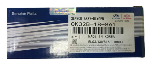 Sensor Oxigeno Kia Rio 1.5 Stylus 1.5 Carens Original  Foto 7