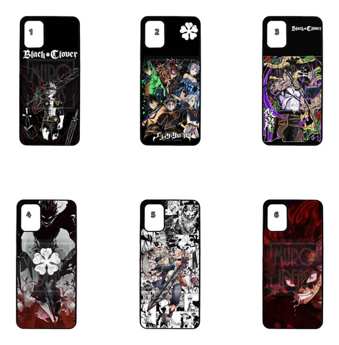 Carcasas Con Diseños Black Clover Para Modelos LG