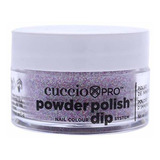 Esmalte - Cuccio Deep Purple Glitter Dipping Powder 14g