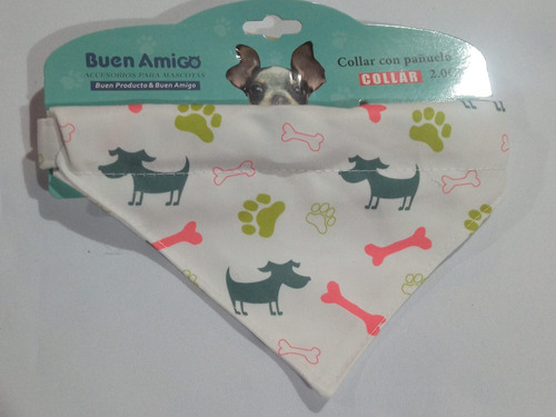 Set Collar + Bandana Para Mascotas, Perros 2x1