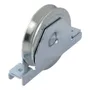 Rueda V Para Porton Con Soporte Ø9cm 210kg Combiarialdo
