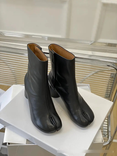 Xz Botas Tabi Mm6 Con Tacón Grueso De 8 Cm