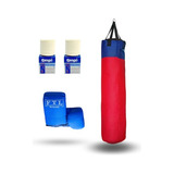 Combo Boxeo: Guantin Trops+bolsa 1.20 Cm+2 Vendas Rango 5cm