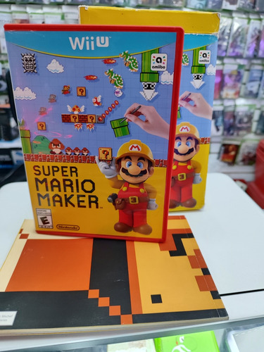 Juego Mario Majer Wiiu, Original, Manuales Caja 