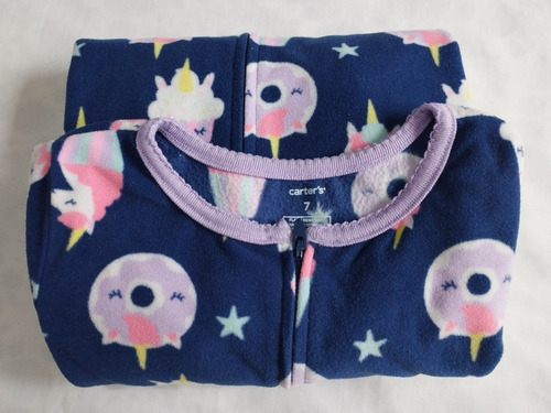 Pijama Térmica Carter's Niña De 6 A 7 Años ,talla 7 Usada.