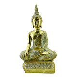Figura Decorativa Grande Buda 40.8cm Feng Shui Deco Zn 