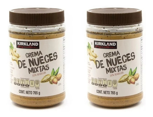 2 Crema De Nueces Mixtas Con Semillas Almendra Chía Linaza