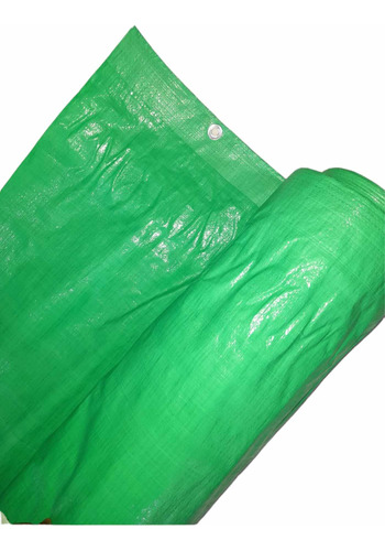 Cubre Cerco Verde Laminado Con Ojales,1,50 Ancho X 10m Largo