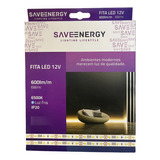 Fita Save Energy Ip20 6w/m 600lm 12v 5m - Linha Wj Cor Da Luz Branco-frio