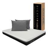 Colchon Queen Size Dicasa Inabox + Almohada 2 Pack