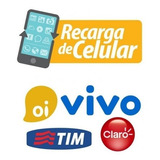 Recarga Celular Crédito Online Tim Oi Claro Vivo De R$ 30,00