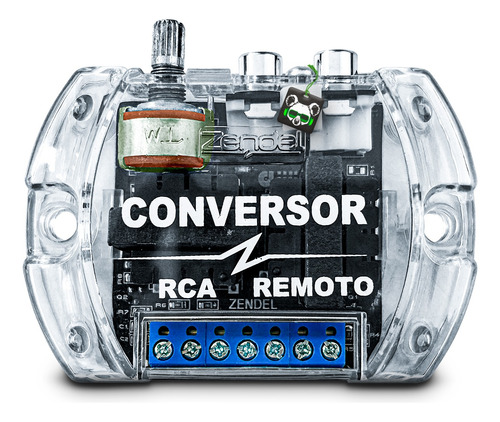 Conversor Rca Remoto Zendel Filtro Anti Ruido Som Automotivo