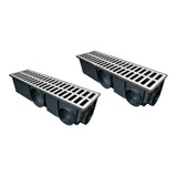 Ralo Linear Modular 15x100 Grelha Alum. Coletor (2 Pçs 50cm)