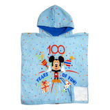 Toalla Poncho Mickey Bambino Disney 100 Años