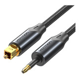 Cable De Audio Optico Toslink A 3.5 Mini Toslink 2m Vention