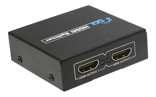 Splitter Distribuidor Cabo Hdmi 1x2 Divisor Full Hd 1.4 3d