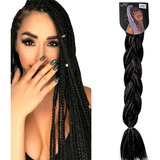 Extensiones De Trenzas Africanas Cabello Color Con Glitter