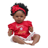 Bebe Real Muñeca Reborn Baby Dolls Afroamericana