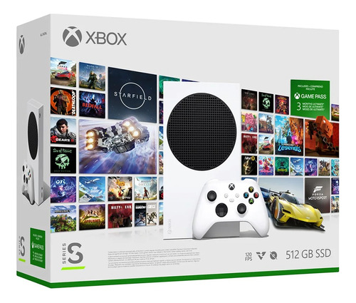 Microsoft Xbox Series S 512gb + 3 Meses De Game Pass Ultimate Novo Lacrado Colm Nota Fiscal E Garantia