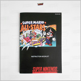 Super Mario All Stars Snes -  Manual De Juego Cst