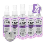 5 Prep Xed Bactericida Higienizador Unha 120ml Profissional