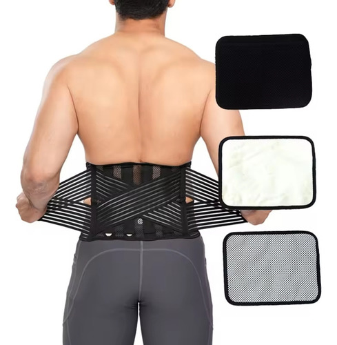 Faja Lumbar Y 3 Almohadillas Hot/warm/cold | Hombre Y Mujer 