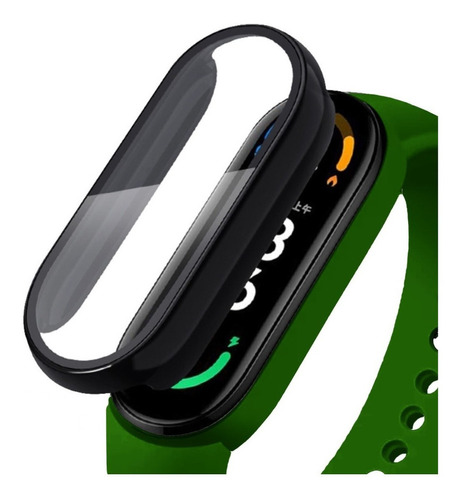 Capa Bumper Protetor 360 Tela Para Xiaomi Mi Band 3 4 5 E 6