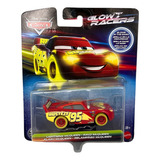 Rayo Mcqueen Cars Glow Racers Disney Pixar Mattel