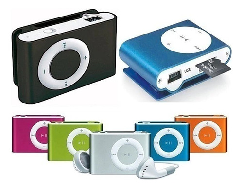 Reproductor De  Mp3 Digital Player En Caja Diferentes Colore