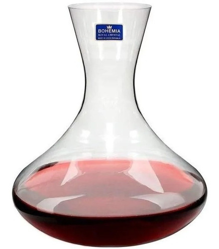 Decantador Vino Cristal De Bohemia Hongo Original Decanter