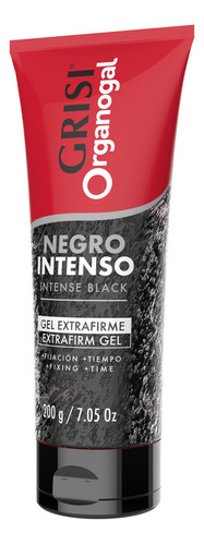 Organogal, Gel Extra Firme Negro Intenso, 200 Gr