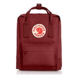 Kanken Mini Backpack Mod 23561-620 Mini Mochila Fjallraven Color Rojo Óxido Diseño De La Tela Liso