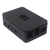 Carcasa De Plástico Abs Para Raspberry Pi 4b Color Negro